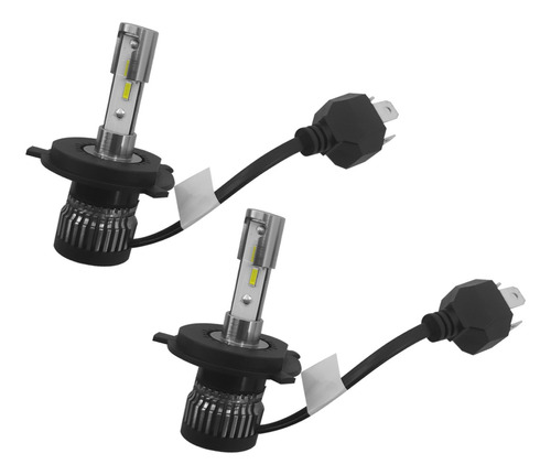 Kit Lâmpada Ultraled M7 Jr8 Atom 3700 Lumens H4 6000k