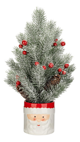 Árbol De Navidad Decorativo De 35 Cm Con Aguja De Pino Artif