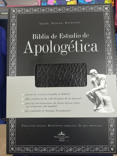 Biblia De Estudio De Apologética Rv1960 Precio De Oferta