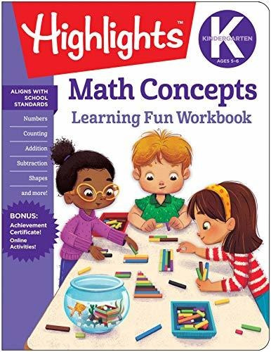 Learning Fun Workbook Math Concepts Kindergarten