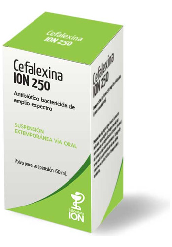 Cefalexina Ion® 250 Mg | Suspensión 60 Ml