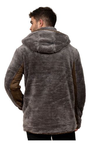 Chaqueta Shaggy Lander Hombre Gris Falcone
