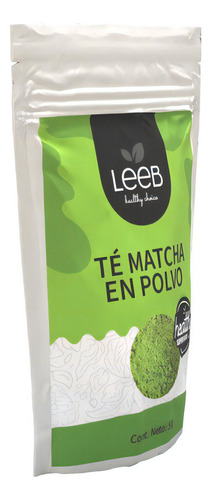 Leeb Matcha En Polvo Premium Bolsa Con 50 Gr