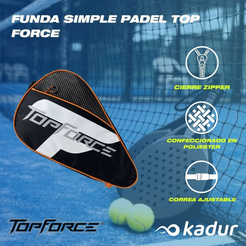 Funda Padel Top Force Simple Unisex Correa Ajustable