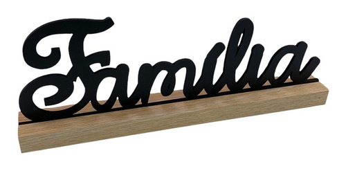 Imagem 3 de 10 de Enfeite De Mesa Palavra Família Decorativa Letreiro Painel