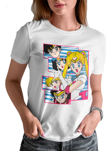 Blusa / Playera Sailor Moon Anime Sailor Moon Para Mujer #26