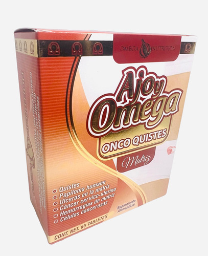 Ajo Y Omega Compuesto Onco Quistes Mujer Omega  Nutrition