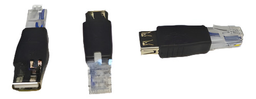 Nuevo 5 Pc Usb Hembra A Ethernet Macho Rj45 Convertidor Lan 