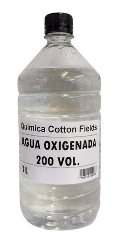 Agua Oxigenada 200 Volumenes X 1l - Maxima Calidad 