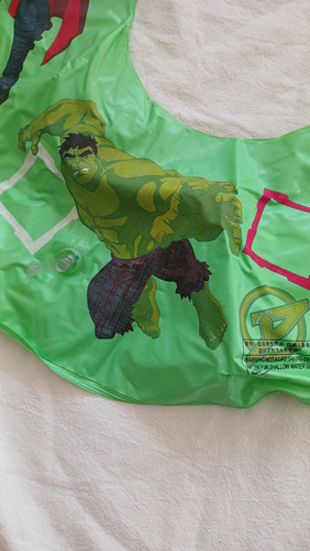 Lote Juguetes Cartas Inflable Flotador Marvel Frisbee Niños (Usado)