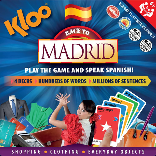Juego De Mesa Race To Madrid Aprende Español Mmg