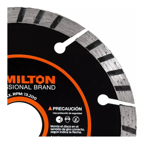 Disco Multiturbo Diamantado 115mm Hamilton Dm115