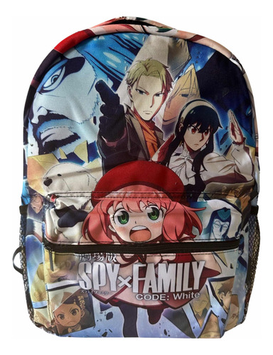 Mochila Escolar Spy X Family Code White Any Forger Diseño