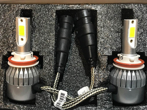 Imagen 3 de 9 de Kit C6 Lampara Led Hid Xenon Cree H11 6000k 12-24v Kitx2 C12