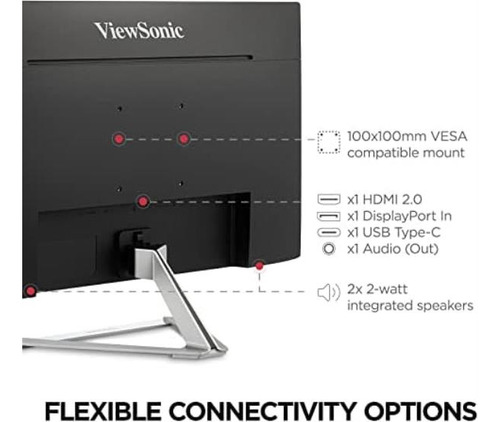Viewsonic Vxk-mhdu Monitor Ips 4k De 27 Pulgadas Con Resoluc