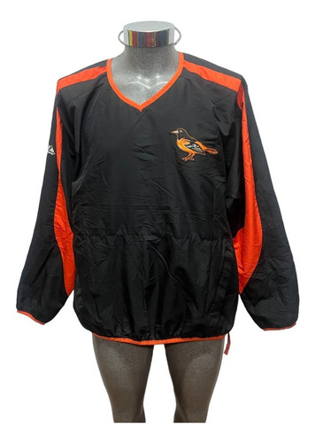 Sudadera Rompevientos Majestic Mlb Beisbol Orioles Baltimore