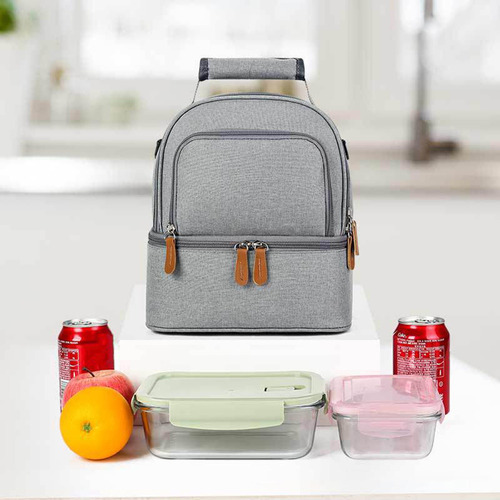 My Bolsa De Almuerzo De Doble Capa Con Gran Capacidad