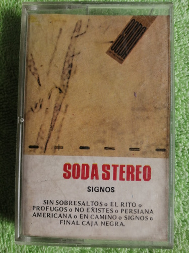 Eam Kct Soda Stereo Signos 1986 Su Tercer Album De Estudio