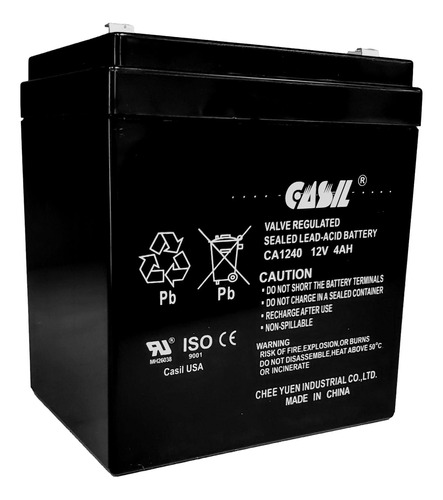 Casil Ca1240 - Batera De Alarma Recargable Para Adi Ademco 4