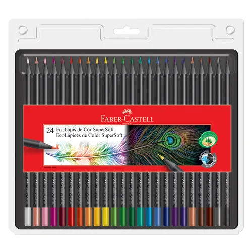 LAPICES FABER CASTELL SUPERSOFT x 100 LARGOS - Tomy