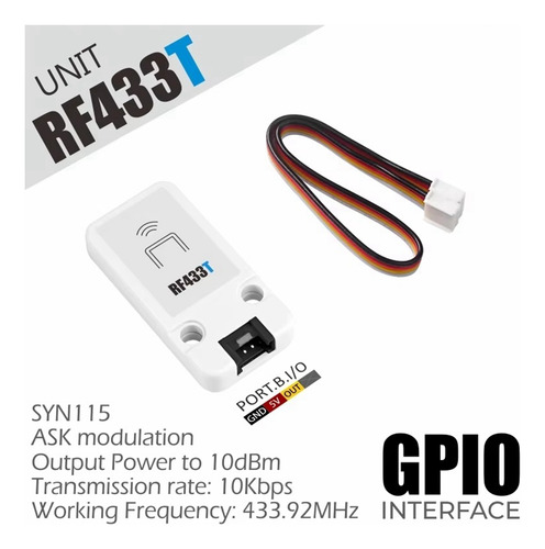 Frecuencia De Trabajo Del Transmisor Rf Inalámbrico Rf433t 4