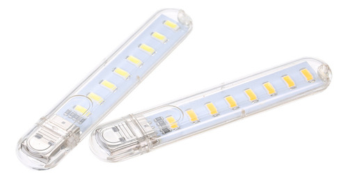 Lâmpada Usb Portátil De 8 Led Para Acampar, Pc, Laptop, Banc