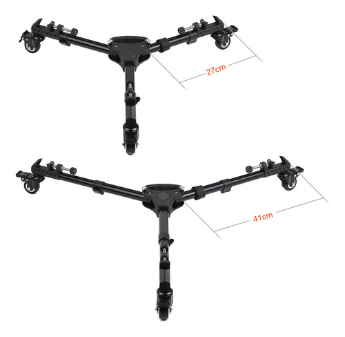 Câmera Dobrável Universal Vx-600 Pro Com 3 Rodas De Tripé