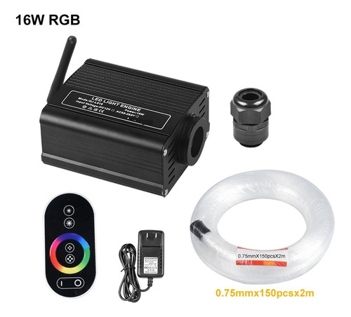 Control Remoto Táctil, Motor De Luz De Fibra Óptica Rgb De