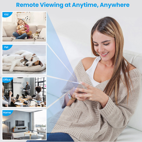 Menor Câmera Espiã Wifi: Hd, Armazenamento Em Nuvem, Em Temp