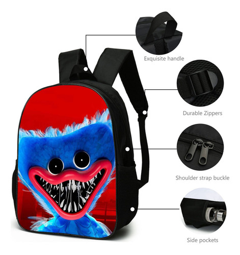 Set De 3 Mochilas Escolares Poppu Playtime
