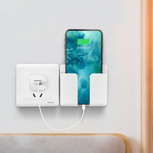 Soporte De Control Remoto Blanco Para Cargar Teléfonos Móvil