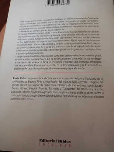 Capitalismo Zombie- P. Heller. Leer Todo. (Usado)