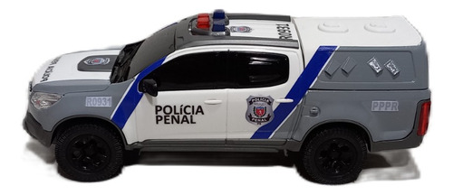 Miniatura Viatura Polícia Penal Do Paraná Branco