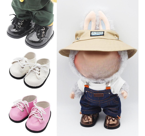 Adorables Zapatos De Muñeca De Felpa Con Diseño De Rosa