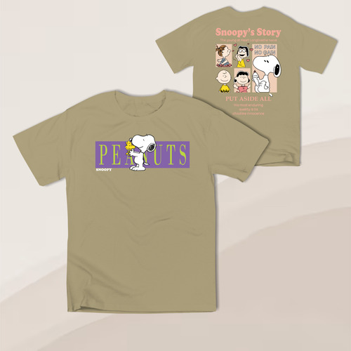 Playera Snoopy Peanuts 12 Story Heart Adulto Unisex