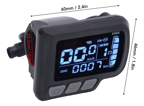 Panel Lcd Para Patinete Eléctrico -en06 Usb De 6 Pines Resis