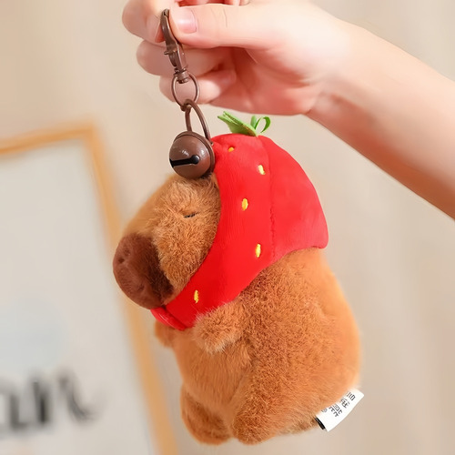 Colgante De Peluche De Carpincho Simulado De 12 Cm