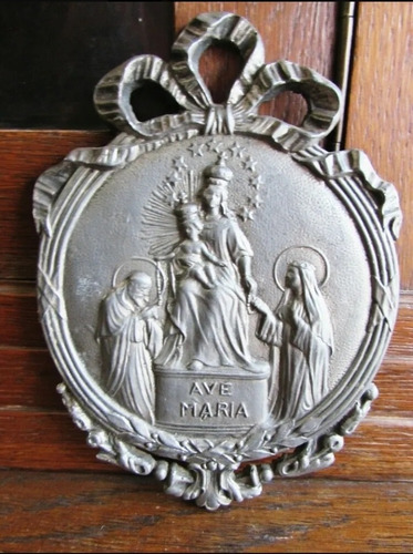 Medalla Ave Maria, Importante Tamaño (Usado)