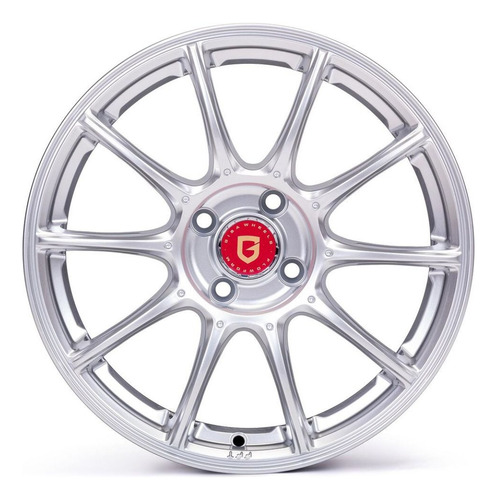 Roda Gisa Drag10 Flow Forming 17x8 4x100 Etios City Hb20