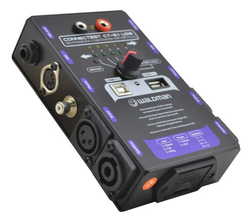Teste Cabos Audio Para Instrumento Musical Ct8 1usb Waldman