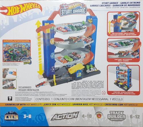 Hot Wheels Stunt Garage Set De Juego