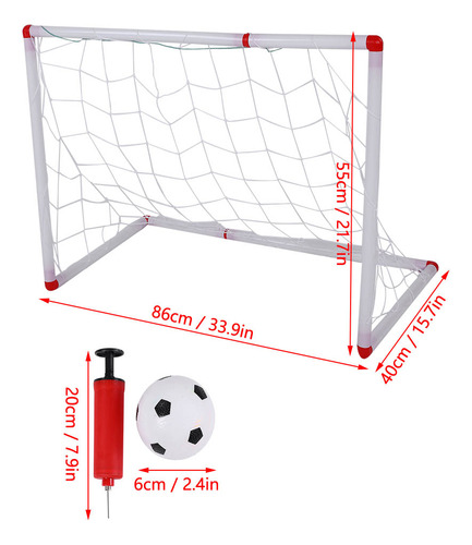Portería De Fútbol Y Red Portátil Para Niños