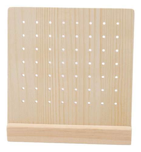 Pendientes De Madera, Tablero Perforado, Madera De Gran Capa