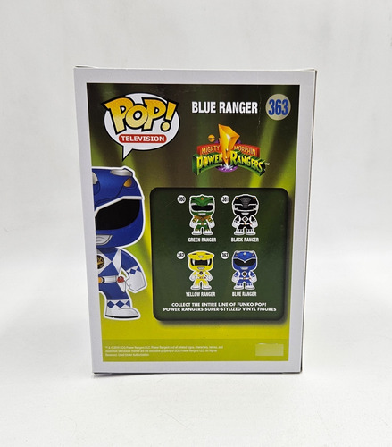 ### Funko Pop Tv Power Rangers Blue Ranger 363 Mmpr ###