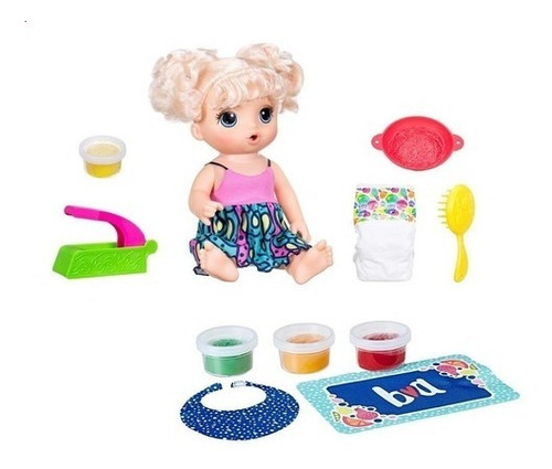 Baby Alive C0963 Boneca Adora Macarrão Loira Portugues