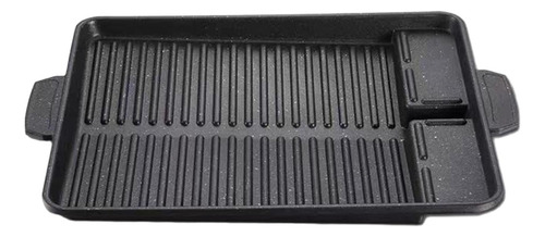 Qa1 Sartén Para Asar, Plancha Para Barbacoa Con Asas,