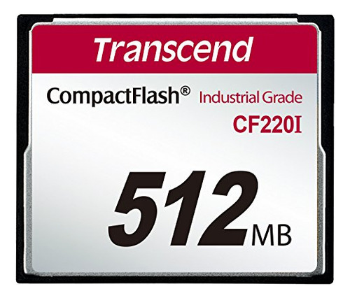 Tarjeta Compactflash Industrial Transcend 512mb 220x Slc