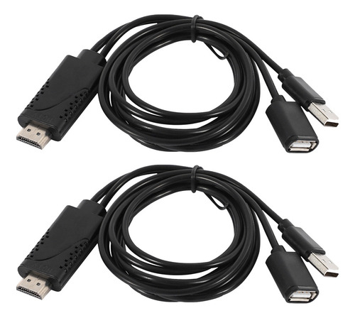 2 Cables Adaptadores Usb Hembra A Macho Para iPhone 7/7plus