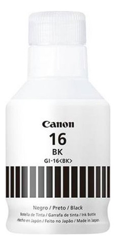 Tinta Canon Gi-16 16 Color Negro Black Original Gl-16 Caja
