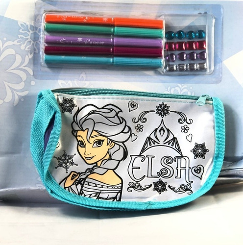 Colorea Pinta Tu Propio Bolso 2 Pack Frozen Disney Niñas